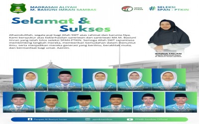 Santri MA M. Basiuni Imran Sambas Lolos Seleksi SPAN-PTKIN